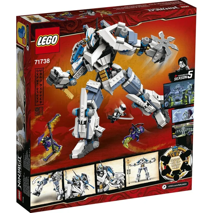 LEGO NINJAGO 71738 'Zanes Titan-Mech', 840 Teile, ab 9 Jahren – Bild 4