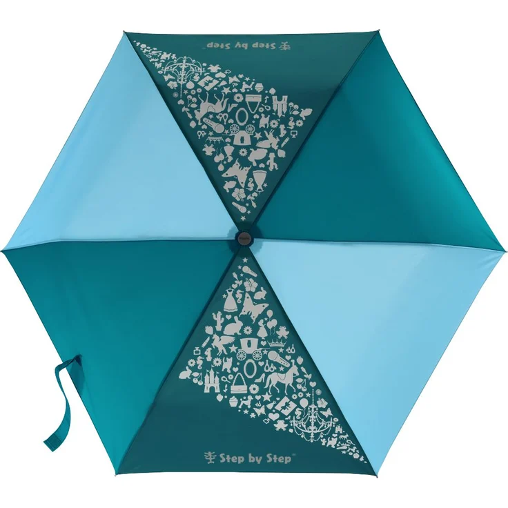 Step by Step Regenschirm "Petrol", Magic Rain EFFECT – Bild 1