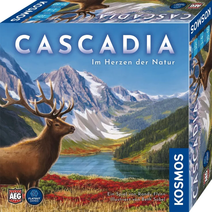 KOSMOS 'Cascadia - Im Herzen der Natur', 1-4 Spieler, ab 10 Jahren, Spiel des Jahres 2022 - Preisvergleich