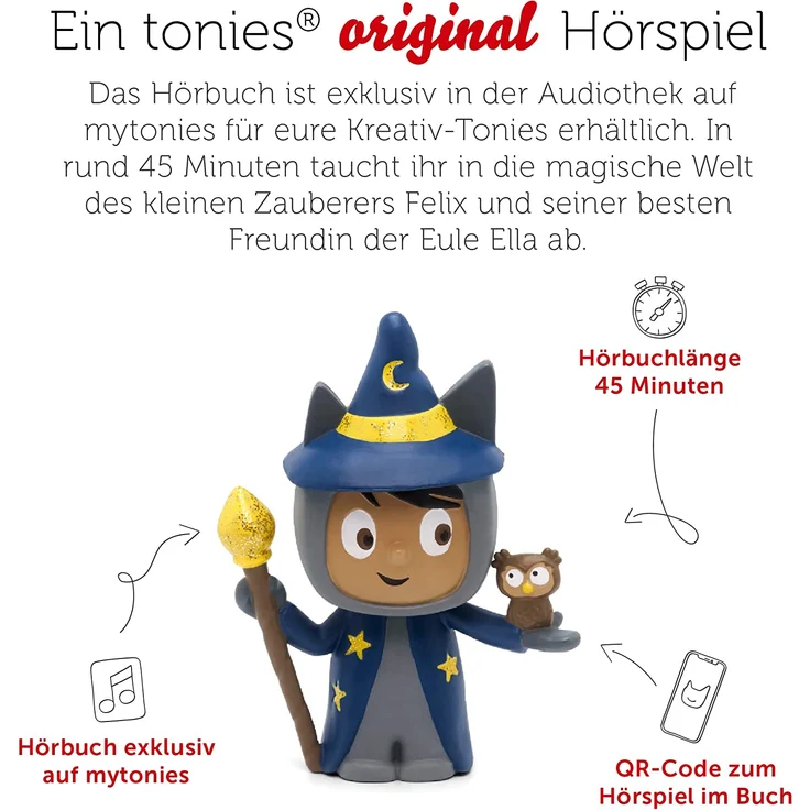 Tonies 'Ein magisches Malbuch + Kreativ-Tonie Zauberer - Freundschaftstag im Zauberwald', Hörfigur mit 90 Minuten Speicherkapazität für deine Musik, Geschichten, Hörbücher und eigene Audiodateien, ab 4 Jahren – Bild 3