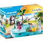 Playmobil Family Fun 70610 'Spaßbecken mit Wasserspritze', 65 Teile, ab 4 Jahren