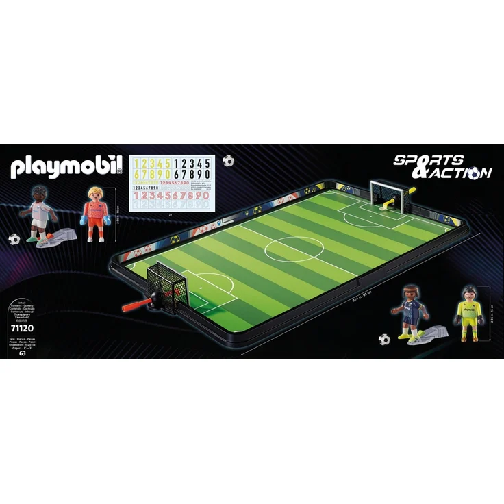 Playmobil Sports & Action 71120 'Fußball Arena', 63 Teile, ab 5 Jahren – Bild 4