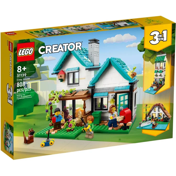 LEGO Creator 3-in-1 31139 'Gemütliches Haus', 808 Teile, ab 8 Jahren – Bild 10