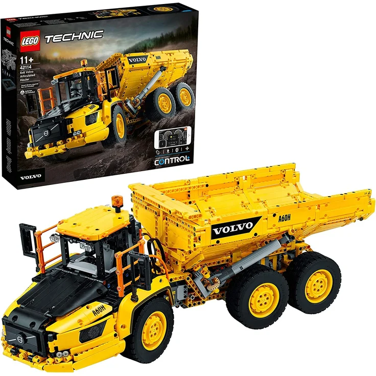 LEGO Technic 42114 'Knickgelenkter Volvo-Dumper (6x6)', 2193 Teile, ab 11 Jahren, viele Funktionen, steuerbar per App – Bild 1