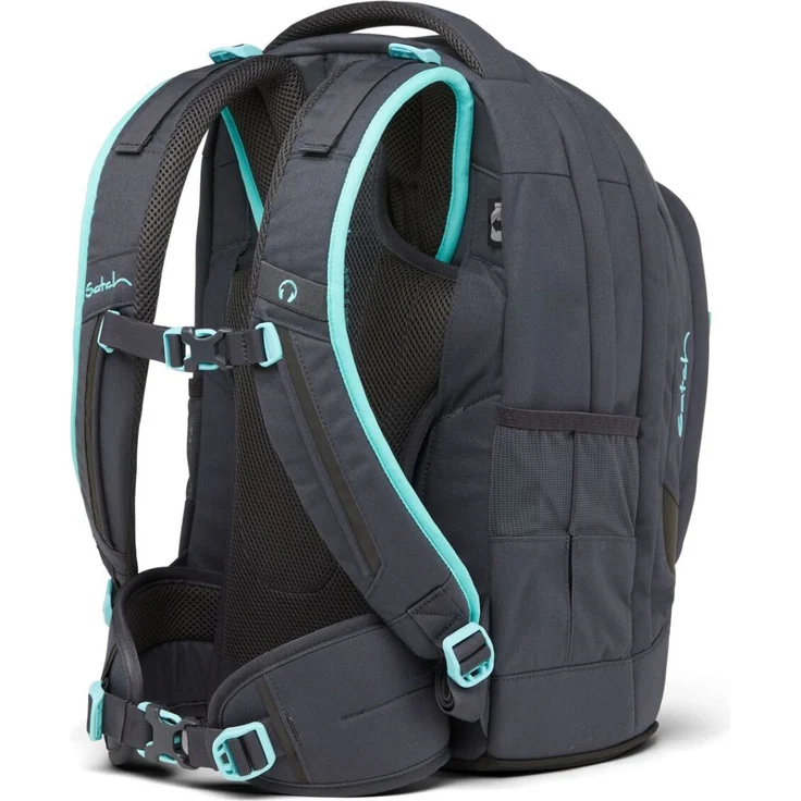 Satch Pack 'Mint Phantom' Schulrucksack, 30 Liter, 1,2 kg, reflektierend, grau/mint – Bild 7