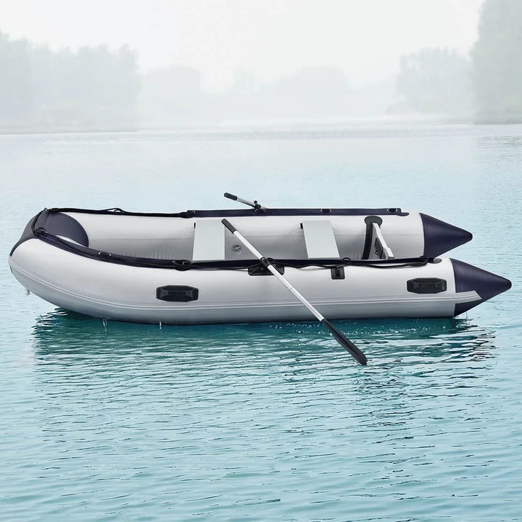 ArtSport 'Schlauchboot 3,20 m mit 2 Sitzbänken', mit Aluboden, für 4 Personen, inkl. Paddel, Luftpumpe, Tragetasche und 4x Aluminium-Böden – Bild 6
