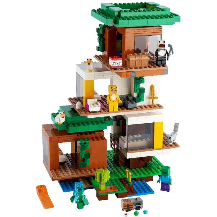 LEGO Minecraft 21174 'Das moderne Baumhaus', 909 Teile, ab 9 Jahren – Bild 2