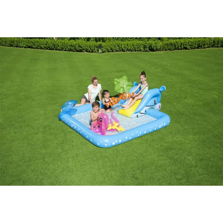 Bestway 'Wasserspielcenter "Aquarium"' 239 x 206 x 86 cm, ab 2 Jahren, inkl. Rutsche und Wasser-Sprüher – Bild 10