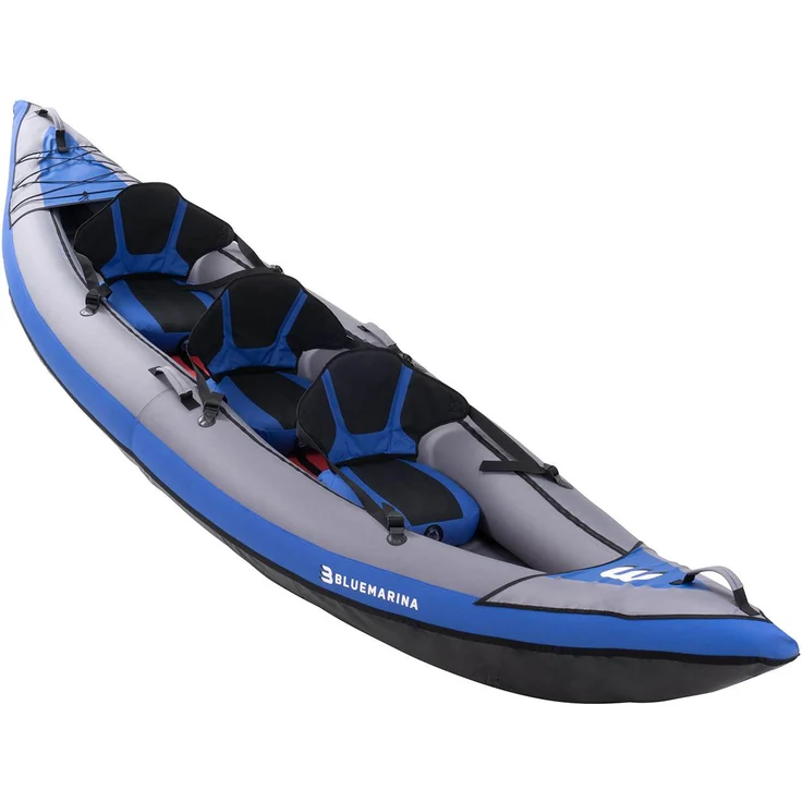 Bluemarina Kajak Samoa 3er Luftkajak Kanu aufblasbar Schlauchboot Paddelboot – Bild 2