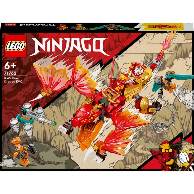 LEGO NINJAGO 71762 Kais Feuerdrache EVO', 204 Teile, ab 6 Jahren – Bild 4