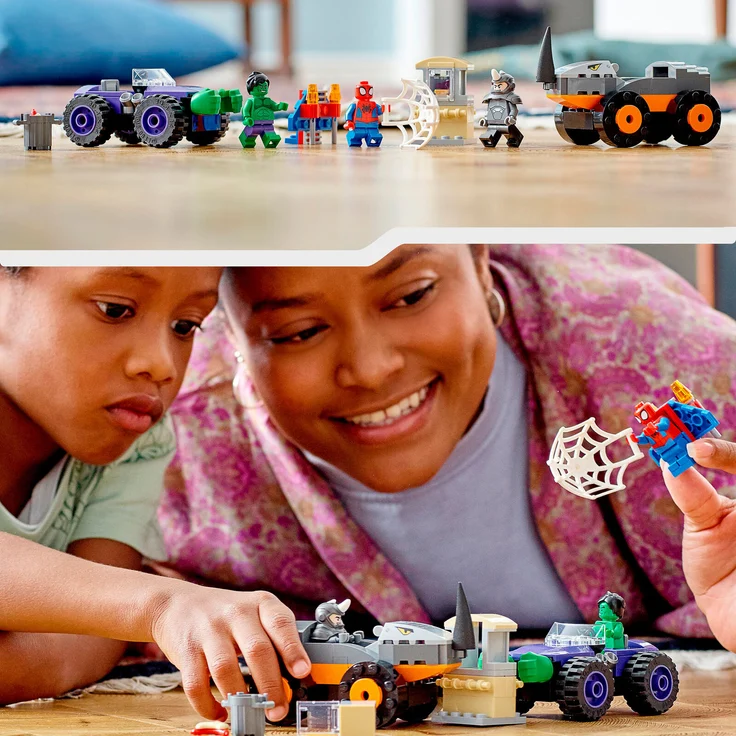 LEGO Spider-Man 10782 'Hulks und Rhinos Monster Truck-Duell', 110 Teile, ab 4 Jahren – Bild 8
