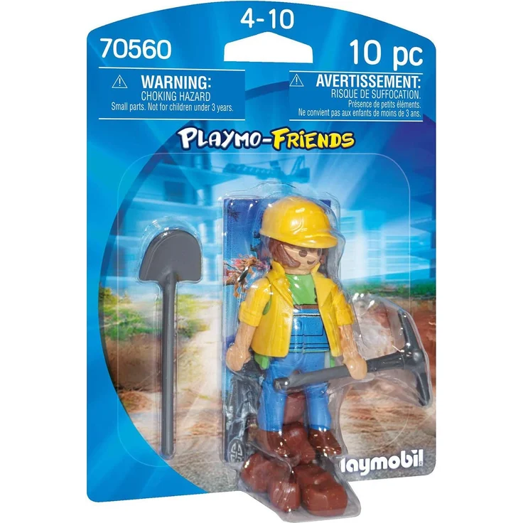 Playmobil Playmo-Friends 70560 'Bauarbeiter', 10 Teile, ab 4 Jahren – Bild 1