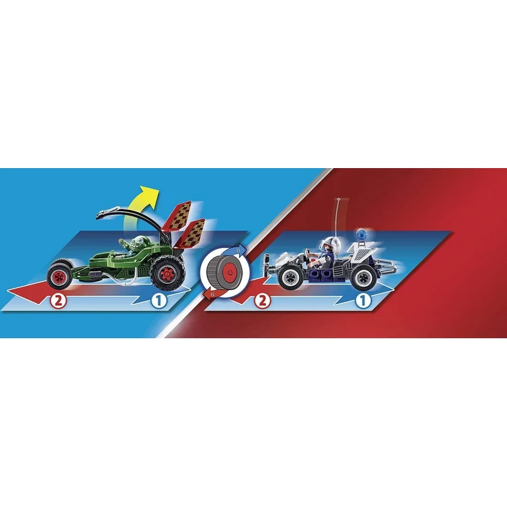 Playmobil City Action 70577 'Polizei-Kart: Verfolgung des Tresorräubers', 125 Teile, ab 4 Jahren – Bild 5