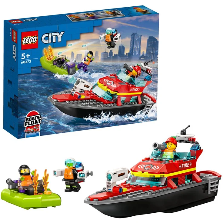 LEGO City 60373 'Feuerwehrboot', 144 Teile, ab 5 Jahren – Bild 1