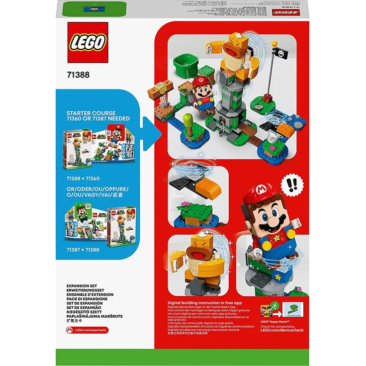 LEGO Super Mario 71388 'Kippturm mit Sumo-Bruder-Boss - Erweiterungsset', 231 Teile, ab 6 Jahren – Bild 4