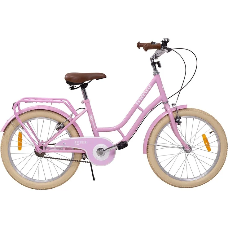 Kinderfahrrad Retrostar 20 Zoll Kinder Mädchen Fahrrad rosa retro Kinderrad – Bild 3