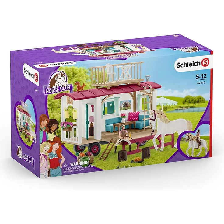 Schleich Horse Club 42415 'Wohnwagen für geheime Club Treffen', ab 5 Jahren, 43 Teile - Preisvergleich – Bild 7
