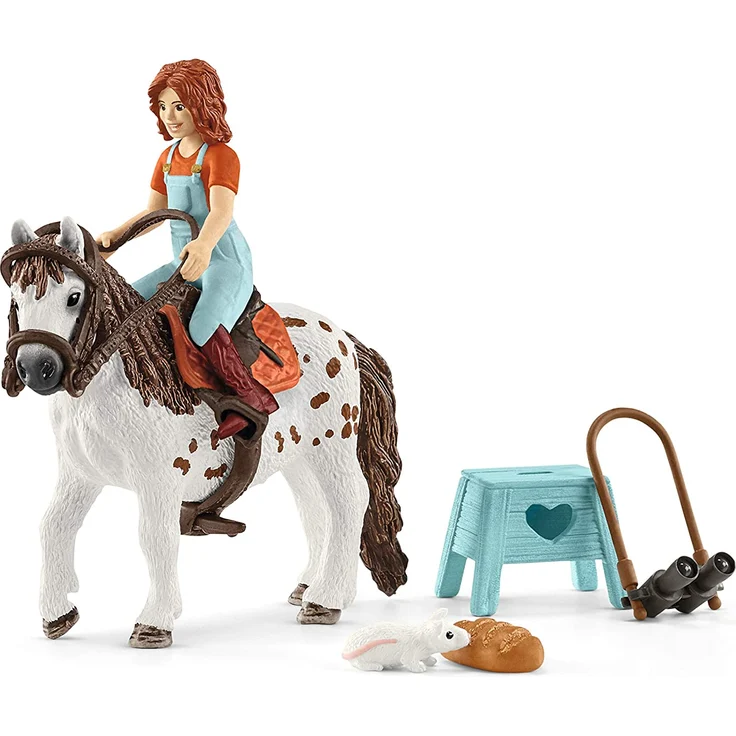 Schleich Horse Club 42518 'Mia und Spotty', ab 5 Jahren, 9 Teile - Preisvergleich – Bild 2