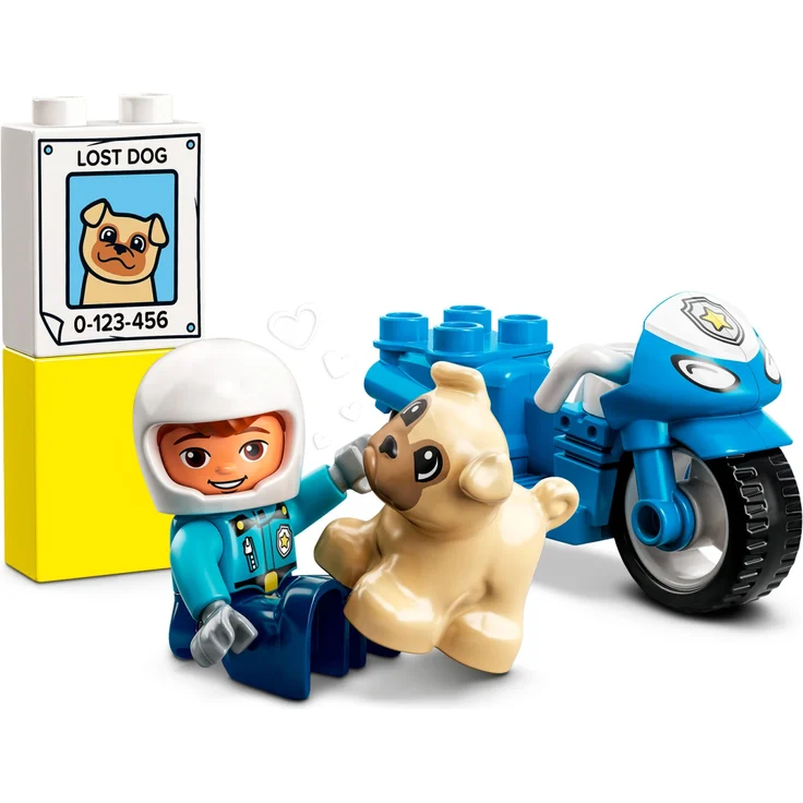 LEGO DUPLO 10967 'Polizeimotorrad', 5 Teile, ab 2 Jahren – Bild 2