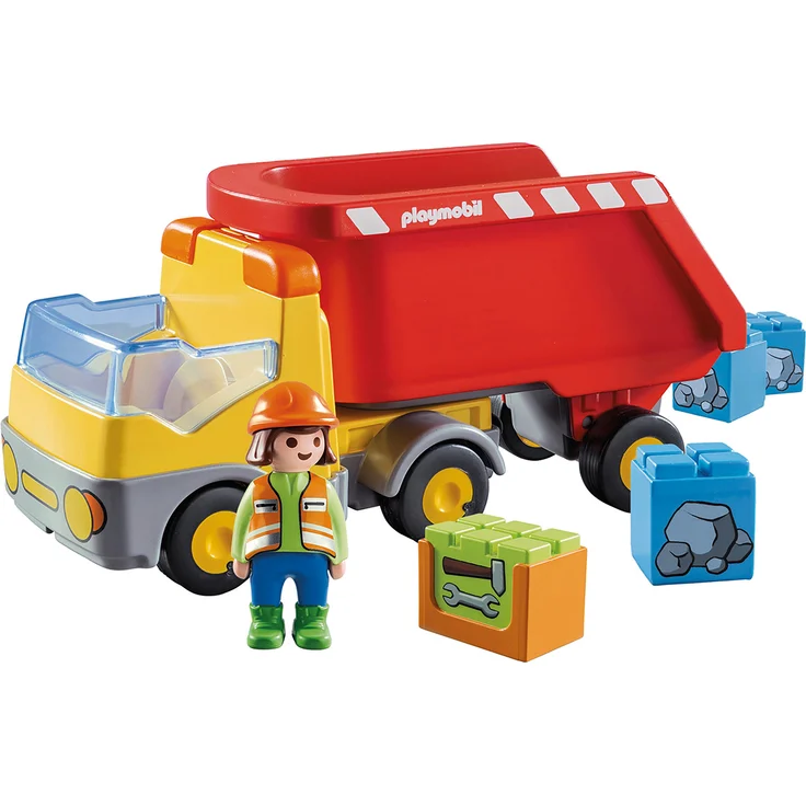 Playmobil 1.2.3 70126 'Kipplaster', 6 Teile, ab 1,5 Jahren - Preisvergleich – Bild 2