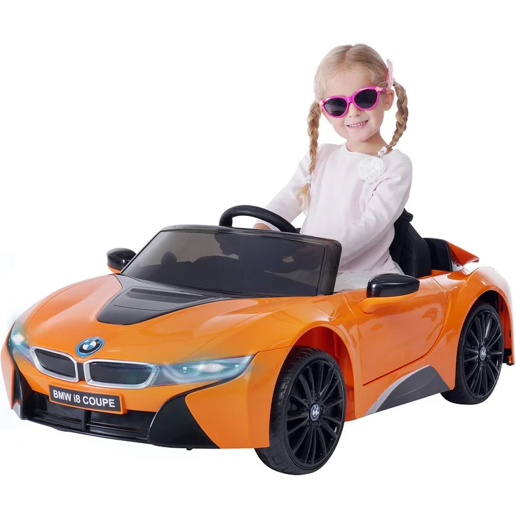 BMW Kinder Elektro Auto Kinderfahrzeug Kinderauto Elektroauto für Kinder Lizenz (Orange) – Bild 3