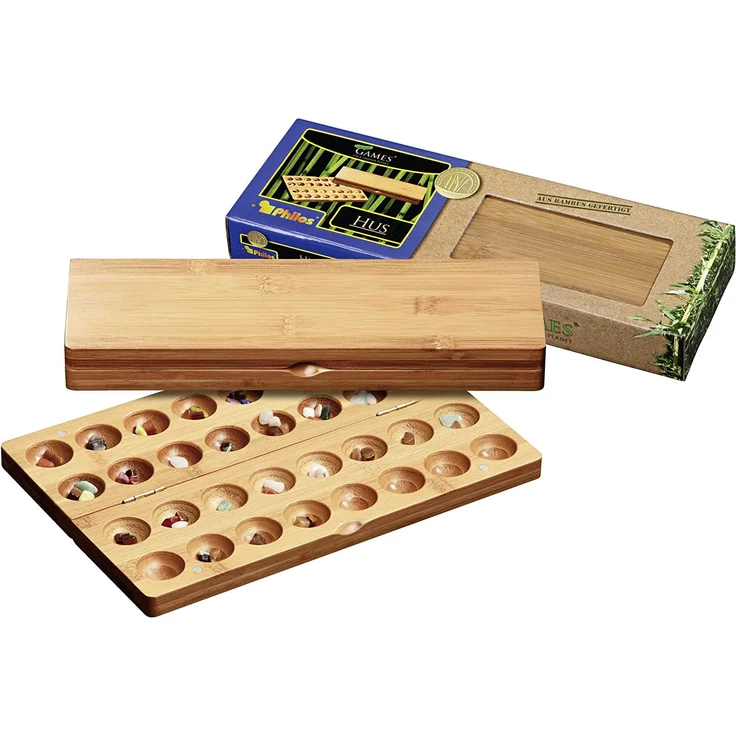 Philos 'Hus, Bambus, klein' Brettspiel, ab 6 Jahren, 2 Spieler, ca. 10 min Spielzeit – Bild 1