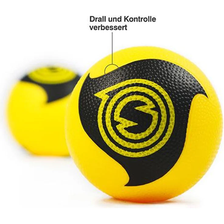 Spikeball 'Pro Set' - verbessertes, stärkeres Netz, mehr Spin durch neu designte Bälle, schwarz/gelb – Bild 3