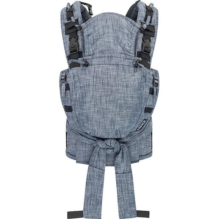 Hoppediz 'Nabaca' Babytrage Basic-Set Denim, 2 Tragepositionen – Bild 1