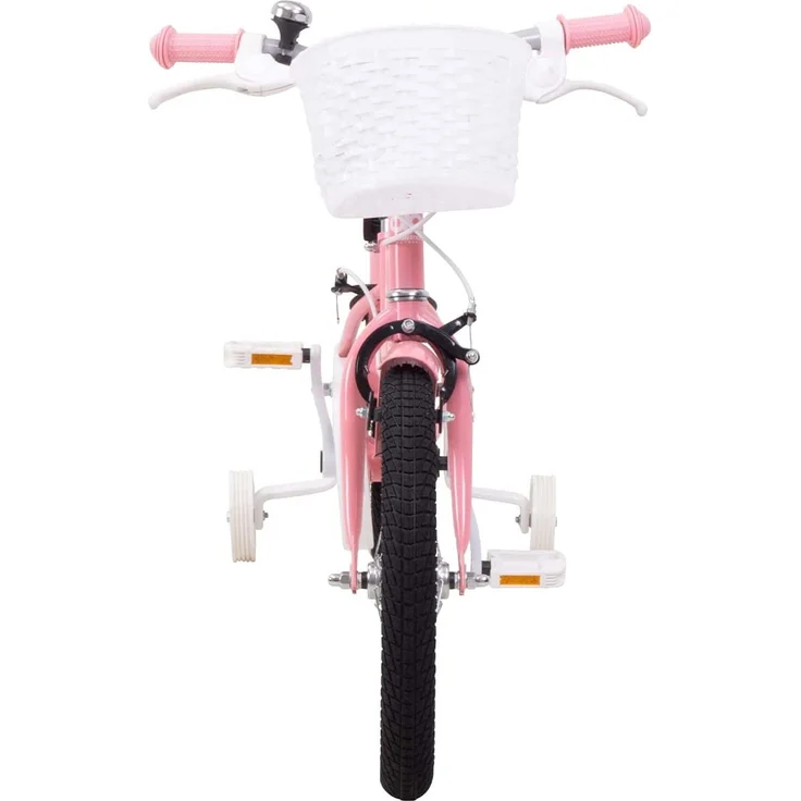 Kinderfahrrad Starlight 16 Zoll Kinder Mädchen Fahrrad mit Stützrädern Korb rosa – Bild 3