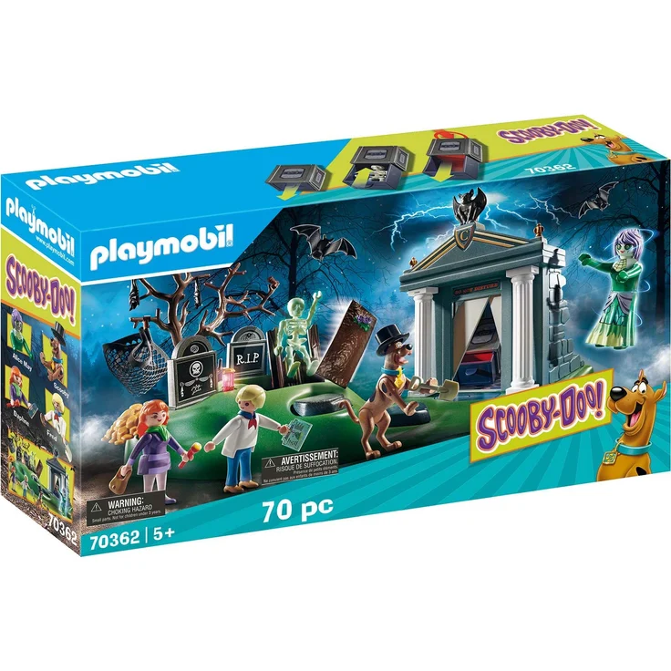 Playmobil SCOOBY-DOO! 70362 'Abenteuer auf dem Friedhof', 70 Teile, ab 5 Jahren - Preisvergleich – Bild 1