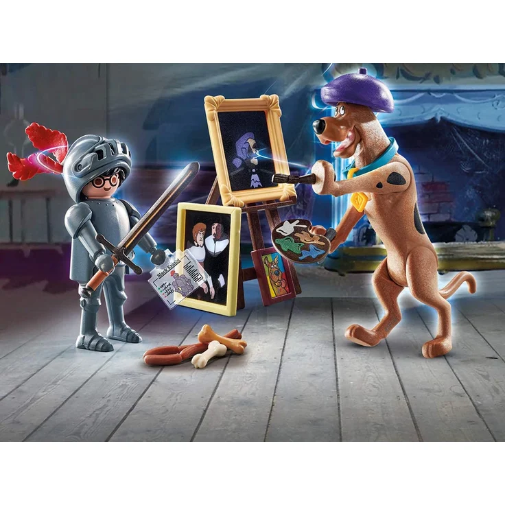 Playmobil SCOOBY-DOO! 70709 'Abenteuer mit Black Knight', 28 Teile, ab 5 Jahren – Bild 2