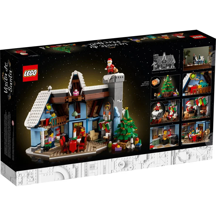 LEGO Icons 10293 'Besuch des Weihnachtsmanns', 1445 Teile, ab 18 Jahren – Bild 4