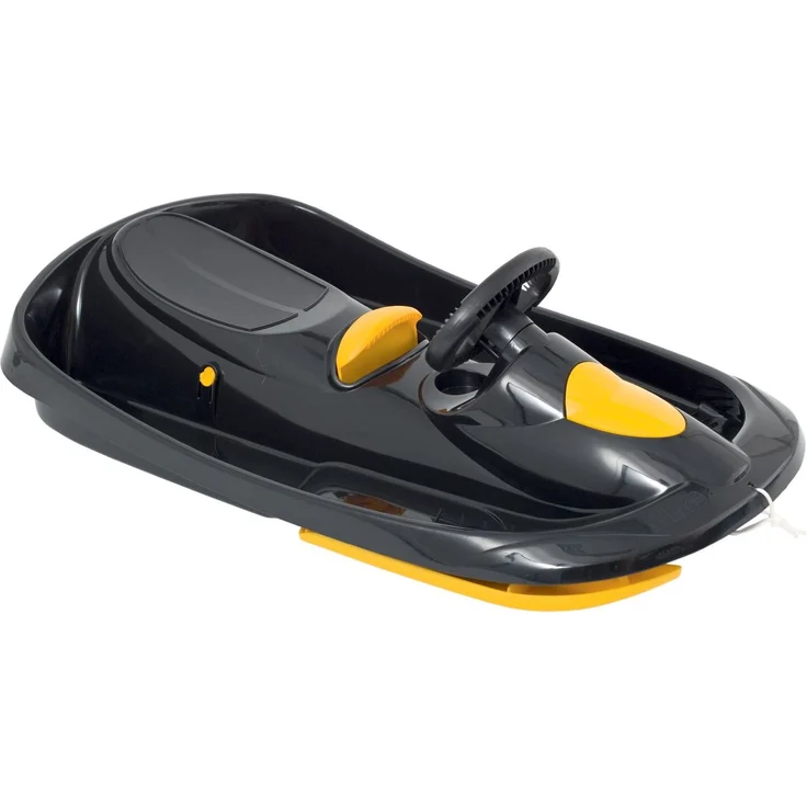 Hamax 503434 'Sno Action' Schlitten, schwarz/gelb, max. Belastbarkeit 60 kg, 96 L x 54 B x 29 H cm, ab 3 Jahren - Preisvergleich – Bild 2