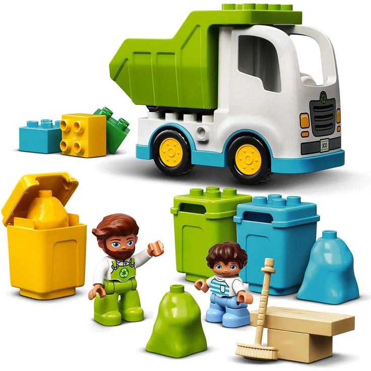LEGO DUPLO 10945 'Müllabfuhr und Wertstoffhof', 19 Teile, ab 2 Jahren – Bild 2