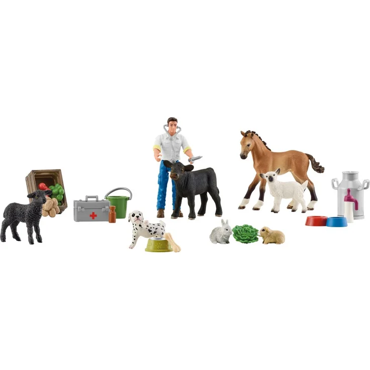 Schleich FARM WORLD 98643 'Adventskalender', 2022, ab 3 Jahren, 24 Teile – Bild 2