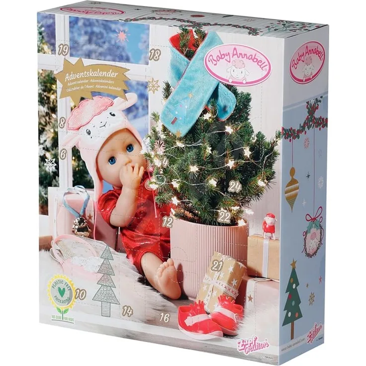 ZAPF Creation 'Baby Annabell Adventskalender 2021', 24 Überraschungen, Puppenzubehör, ab 3 Jahren