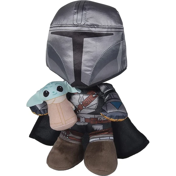 Simba Disney The Mandalorian Mando + Grogu Soft Toy (25 cm) – Bild 1