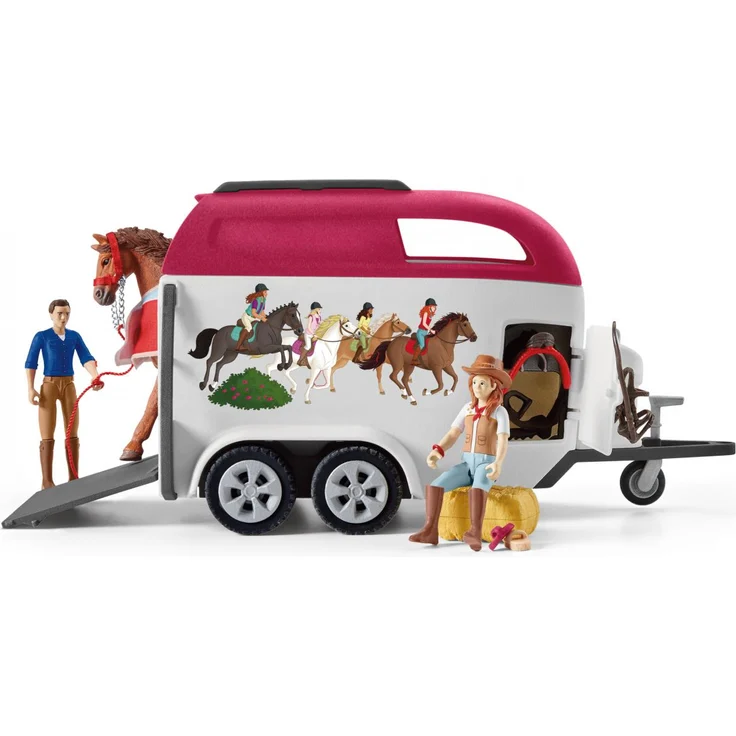Schleich Horse Club 42535 'Abenteuer mit Auto und Pferdeanhänger', ab 5 Jahren, 18 Teile – Bild 3