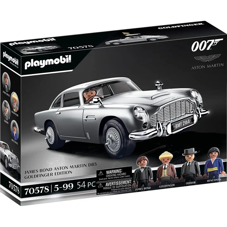 PLAYMOBIL Aston Martin 70578 'James Bond Aston Martin DB5 - Goldfinger Edition', 54 Teile, ab 5 Jahren – Bild 1