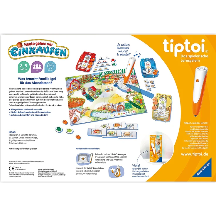 Ravensburger tiptoi Spiel 00119 'Heute gehen wir Einkaufen', Lernspiel für Kinder ab 3 Jahren – Bild 3