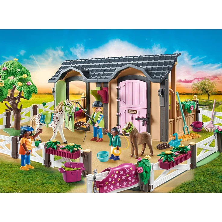 PLAYMOBIL Country 70995 'Reitunterricht mit Pferdeboxen', 211 Teile, ab 4 Jahren – Bild 4