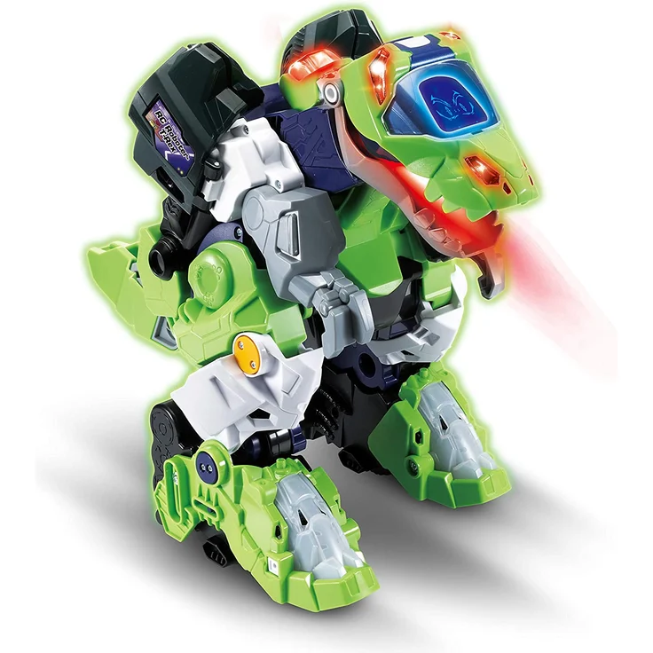 VTech 80-521064 Switch & Go Dinos 'RC Roboter T-Rex' 2-in1 Spielzeugdinosaurier und ferngesteuerter Roboter, automatische Verwandlung, ab 3 Jahren – Bild 3