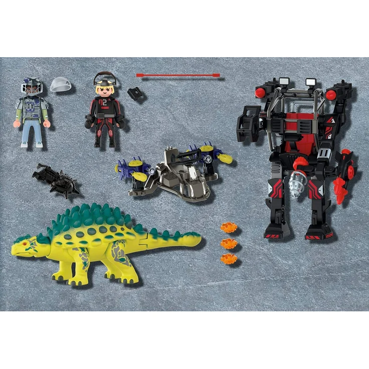 Playmobil Dino Rise 70626 'Saichania: Abwehr des Kampfläufers', 73 Teile, ab 5 Jahren – Bild 7