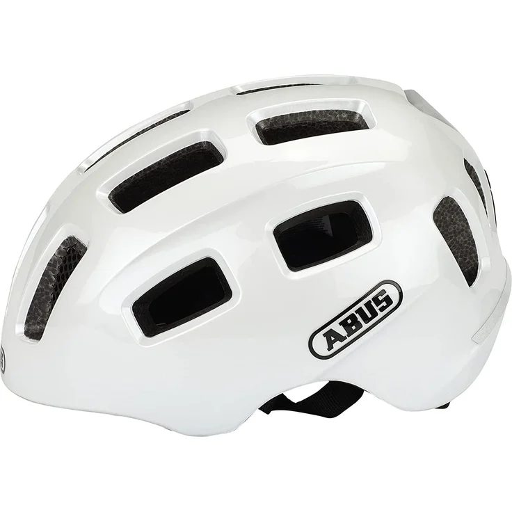 Abus 'Youn-I 2.0' Kinderfahrradhelm polar white, Kopfumfang 52-57 cm, mit integriertem LED-Rücklicht – Bild 3