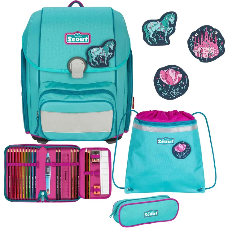 Scout Genius Dreamworld Schulranzen-Set 4-teilig – Bild 1