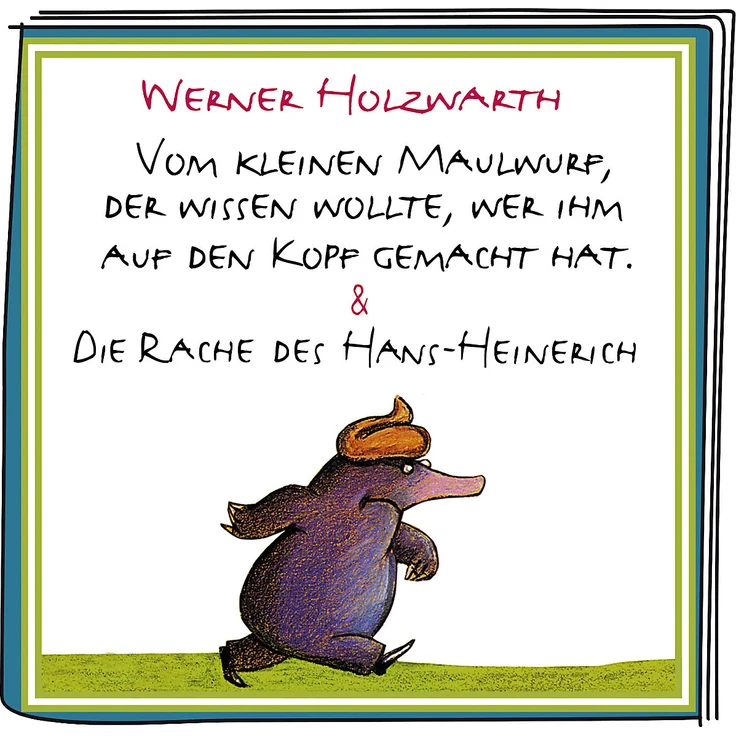 Tonies Maulwurf 'Vom kleinen Maulwurf, der wissen wollte, wer ihm auf den Kopf gemacht hat / Die Rache des Hans-Heinerich', Hörfigur mit ca. 72 Minuten Spielzeit, ab 4 Jahren – Bild 3
