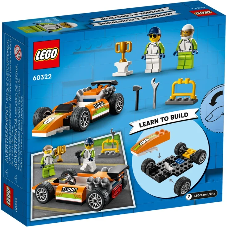 LEGO City 60322 'Rennauto', 46 Teile, ab 4 Jahren – Bild 5