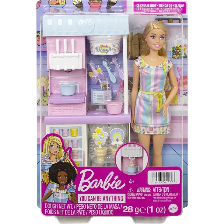 Mattel - Barbie Eisdiele mit Puppe – Bild 1