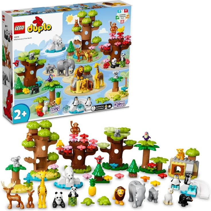 LEGO DUPLO 10975 'Wilde Tiere der Welt', 140 Teile, ab 2 Jahren – Bild 1