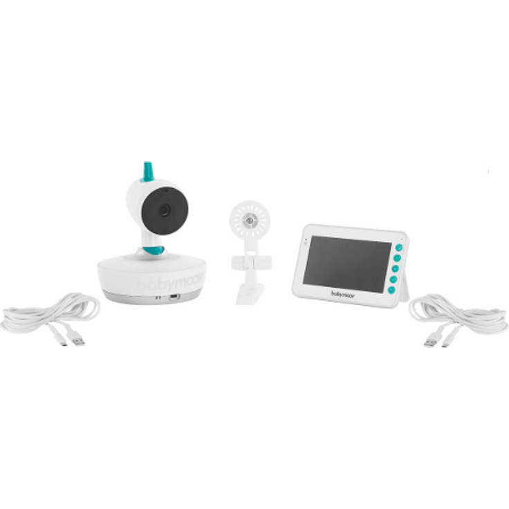 Babymoov 'YOO-Moov' Video-Babyphone, mit 360°drehbarer Kamera, Gegensprechfunktion, Temperaturanzeige, 300 m Reichweite – Bild 4
